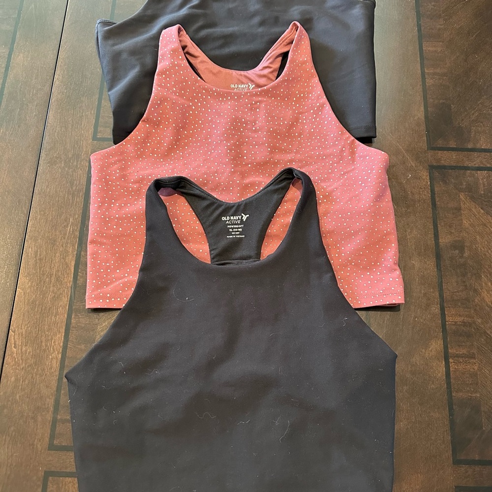 Old Navy Girls Sports Bras Sz XL 14-16